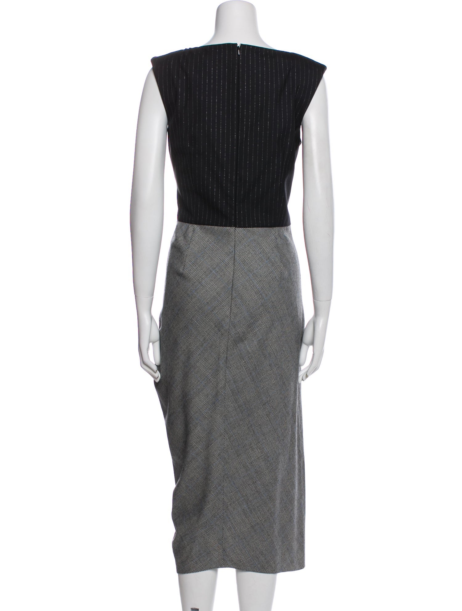 Alexander McQueen Virgin Wool Long Dress